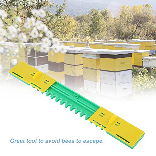 Beehive Entrance, Beehive Gate Anti-Escape Reducer Door voor In/Out Bijen, Verpakking van 5