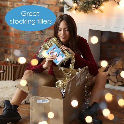 10Stuks Mini Kerstmis Kleurplaten voor kinderen 10.5 x 14.8cm Kerstmis Kleurenpakket voor Kerstmis Kids Art Activity Kerstmis Stocking Party Bag Fillers 3