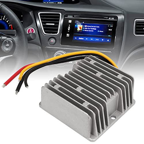 Omvormer Voltage Regulator 9-40V DC naar 24V IP68W Winkelwagen Voltage Converter Reducer Auto Voltage Converter Reducer Converter Voltage Regulator Watte 5