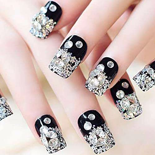 2600st Crystal Pointed Back Rhinestone Glas Facet Diamond Clear Facet Diamond Cabochons 7 Maat Verfraaiing Lose CZ Rhinestone voor Nagel decoratie kunst sieraden maken 3