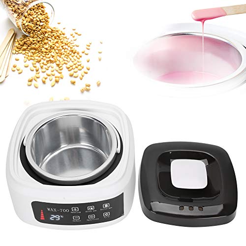 500Ml wasverwarmer, Home waswarmer voor het verwijderen van het haar, automatische temperatuurregeling elektrische haarverwijdering Wax smeltmachine voor vrouwen mannen (EU-plug) 5