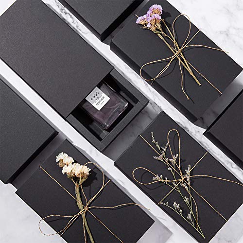 10 st. Kraft Paper Lade Box, 15x8x4cm Zwarte Karton doos DIY ambachten sieraden Snoep geschenk verpakking dozen voor Kerstmis, bruiloft, Party Supplies 5