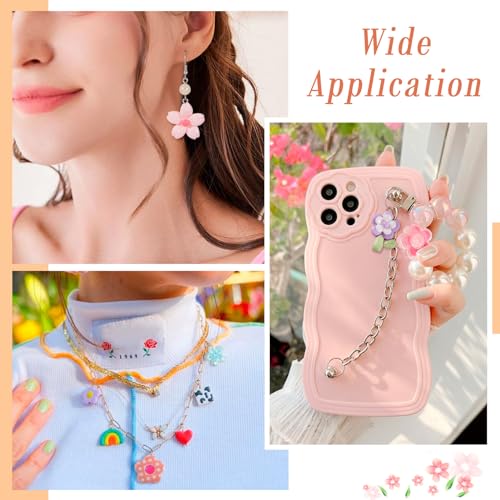 Mooie bloemen/Cat/Gamepads Hars Dangle Charms Honey Bee Charms voor DIY Sieraden maken 3