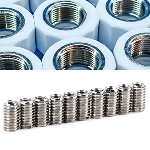 10 Pièces M4 X 0,7mm Filetage Femelle M6 X 1mm Filletage Mâle Invoegt écrou Réducteur en Acier Inoxydeerbare pour Ordinateurs Lampen Moules équipement Mécanique 4
