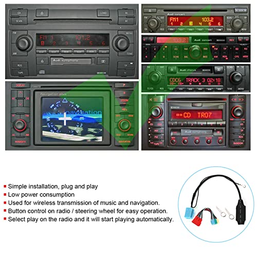 20pin/8pin Audioadapter Radio Connector Car Stereo Bluetooth 5.0 Past voor A2 A3 8L 8P TT 4