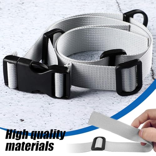 2 Paren Rugzak Borstband, Rugzak Buckle Clips Quick Release Rugzak Borstband Verstelbare Rugzak Borstband Nylon Rugzak Borstband voor Jogging, Fietsen, Buitenwandelen, Zwart 5