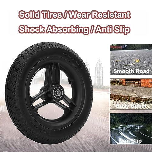 Vervanging Rolstoel Wielen, Polyurethaan Rolstoel Wiel 10x2 Inch - Duurzame Voor Rollator Walker vervanging Castor voor, Vervanging wielen 3