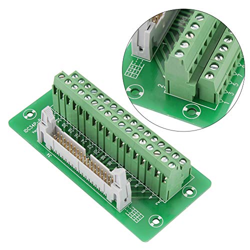 IDC34P 34 Pin Pin Strip Breakout Board Module Terminal Blok SPS Interface met houder 5