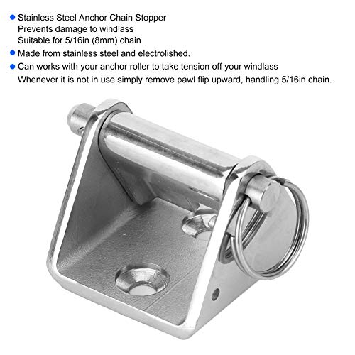 Boot Marine Anker ketting Stopper ketting Roestvrij staal Stop slot gun5/16In (8mm) Anker slot voor