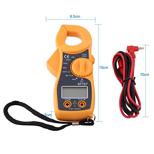 Digitale multimeter AC DC Clamp Voltmeter Ammeter Ohmmeter Volt Tester LCD Meter Continuity Test Diode Voltage Tester voor Huishoudelijke Outlet