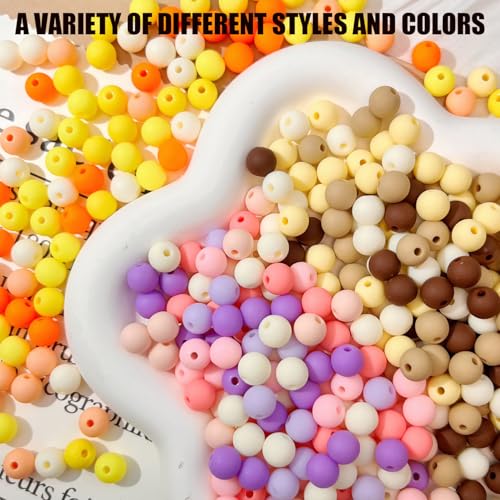 100 st. Matte Acryl Ronde Matte Candy Kleur kralen, Kleurrijke armband Vriendschap armband maken van Opaque Pastel kleuren gemengde 8mm Losse kralen voor ketting ambachten sieraden DlY 5
