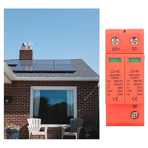 PV Surge Protection, 2P 20-40KA DC 500V Zeer veilig Fotovoltaïsche Circuit Breaker Bescherming Chirurgie Bescherming