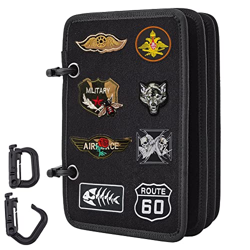 1 Set Tactische Militaire Patch houder, 4 Losse vellen Patches Badge Display Kleding Gouden Rod Battle Morele Patch Houder Plate klittenband tekenen voor sieraden Weergave knoppen-Badge collecties