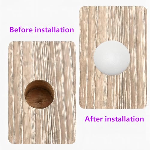Verpakking van 15 witte blinde pluggen Plastic hoescaps voor meubels Drill Hole Cover Caps 25mm 4