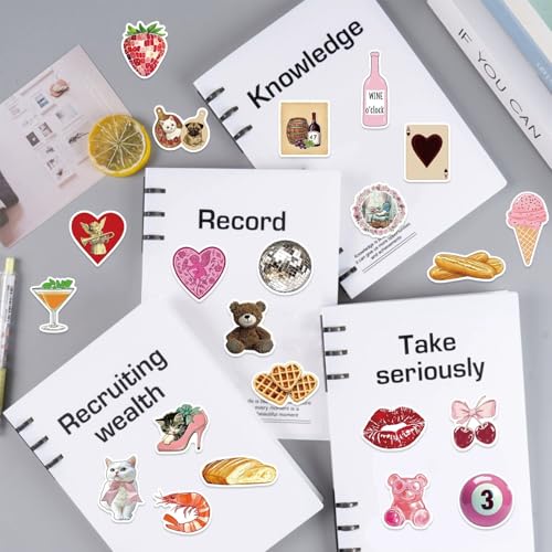 Esthetiek Y2K Meisjes Stickers voor tieners en volwassenen, 100 stuks, Y2K Esthetische waterdichte Vinyl Sticker Set, Auto, Motorfiets, Fiets, Skateboard, Snowboard, Bagage, Laptop, Koffer, Helm 3
