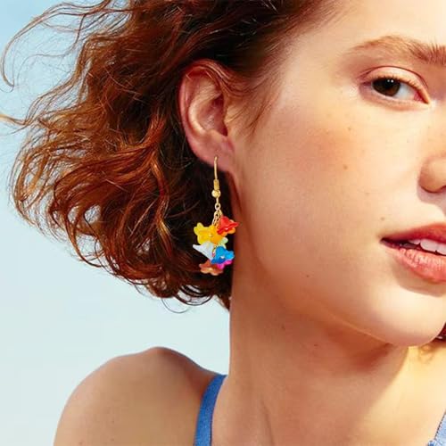 750 st. Kleurrijke bloem kralen lente bloemen gebroken transparante kralen plant acryl spacer kralen Bulk voor ketting sieraden armband oorbellen DIY vrouwen ambachtelijke accessoire 10-12m m 3