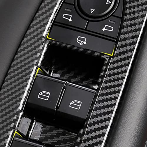 4 stuks Deur/Window Switch Panel Cover Carbon Fiber Style Vervanging voor 3 Hatchback 3 Limousine CX30 5
