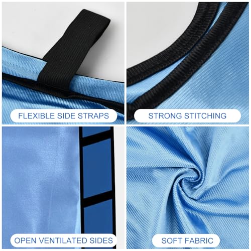 6 stuks Bodice Voetbal Set, Sport Mesh Bibs, Training Bodices Basketbal Sport Shirt Bodice voor volwassenen, Bodice Mesh Vest voor Training, Training Bodices voor mannen en vrouwen 4
