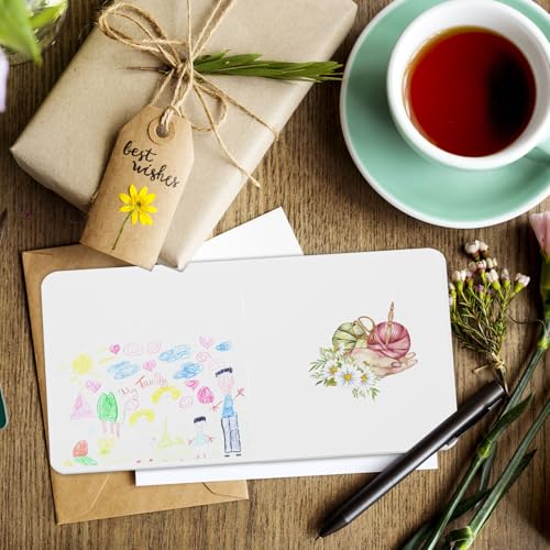 Waterverf Journal, 24 vellen 100% Katoen, Cold Pressed Waterverfpapier, Handboek, Sketchbooks, 150lbs/300g/m2, Coarse Lines for Art Painting, Draftsman, Blauw 4