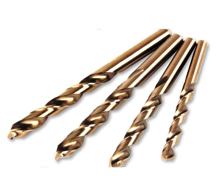 Kobalt metalen boorbit van 5mm 1st - Kobalt bits voor gehard staal, Kobalt Tiped Drill Kit, HSS metalen bits voor harde metalen, staal, kunststof en hout, Drill Accessoires, hittebestendig 86m m 3
