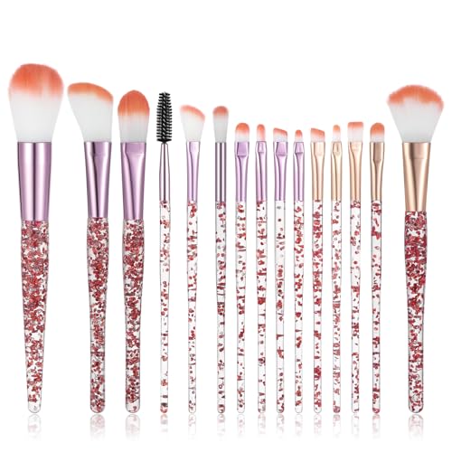 15 stukken borstel set make-up borstel Set Professional Foundation Glitter Powder Brush Powder Eye Shadow Concealer Highlight Beauty for Women Foundation Blushes