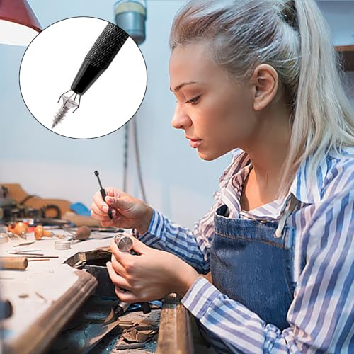 4 stuks Piercing Ball Gripper gereedschap, Mini Pen Roestvrij stalen parel Gripper pickup gereedschap kleine onderdelen pick-up Claw Tweezers Piercing assistent Pen voor sieraden Craft 4