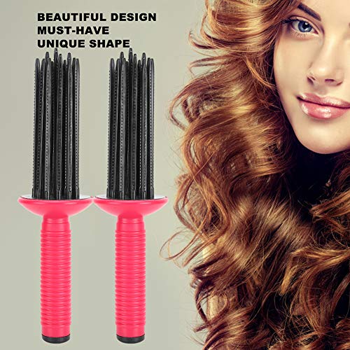 Hair Curler Haar Fluffy Curling Roll Comb Antislip Curling Wand Haarstyling Tool Borstel Curling Tool Aubonacci Styler voor krullend haar Styling Tools Wand Pin Curl