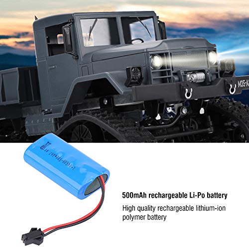 Li Iontery 1450 500Mah 7.4V Oplaadbaar 7.4V 500Mah met USB-kabel voor Wplwleritary RC Car Lithium Iontery 5