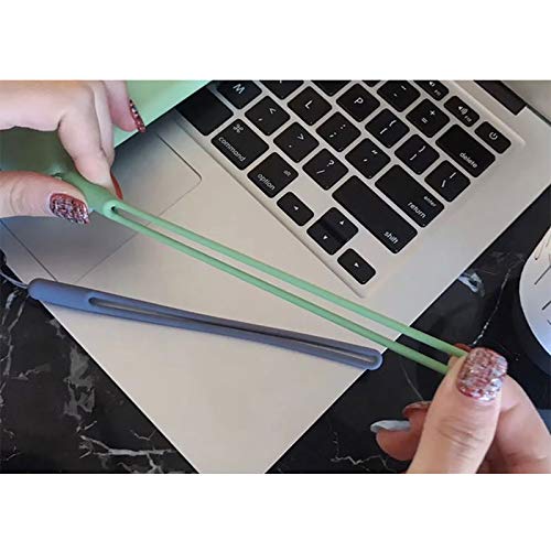 Donkergroen 2PCS verstelbare kleurrijke Siliconen hand polsband Lanyard Waterdicht voor mobiele telefoon, USB Flash Drive, Mp3, Mp4, Mini Camera 4