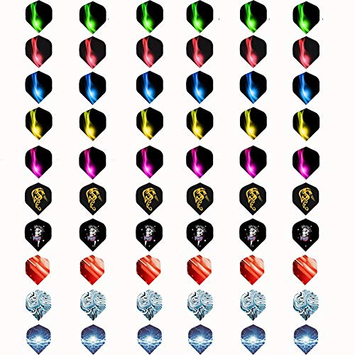 Gemengde dart vluchten - Dartflight standaard vorm voor zachte dart en stalen darts 3