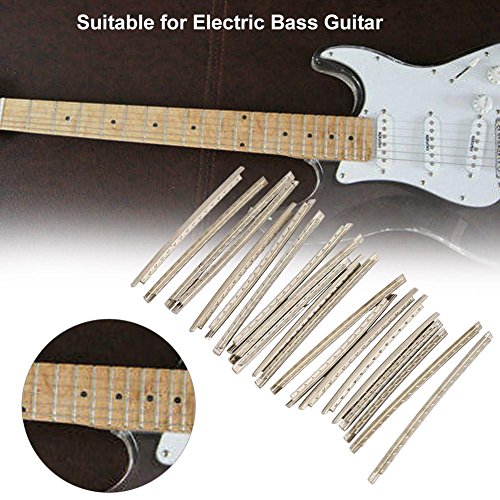 21Pcs Guitar Fret Wire, 2.7mm Electric Bass Guitar Fretwire Vervanging Accessoires 4