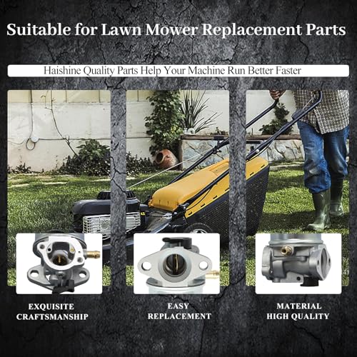 799868 Carburator Kit Compatibel met 498170 799872 694202 497586 498254 790821 Carburator Motor Lawn Mower Replacement 4