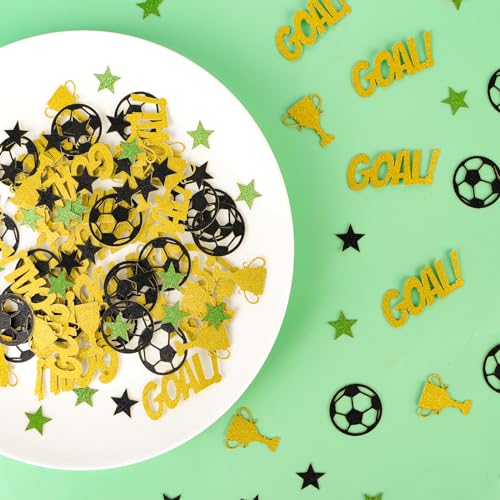 120 st. Voetbal tafel Confetti Sport partij decoratie voor jongens verjaardag decoratie baby douche geslacht onthullen partij decor 4