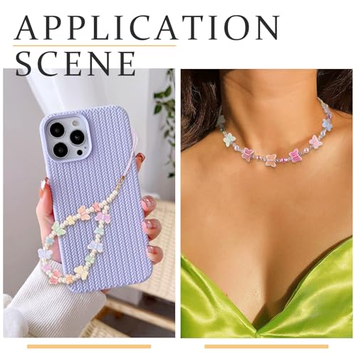 80G Vlinder Plastics Kralen Kleurrijke Insecten Ambacht Kralen Vlinder Spacer Kralen 4 Styles Bulk voor DIY armband ketting sleutel kettingen ambachten sieraden maken 3