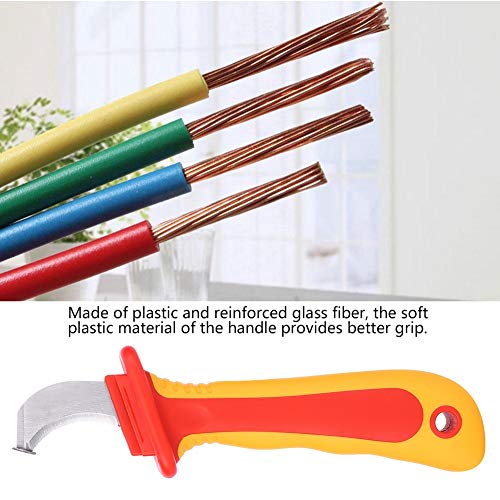 Iec60900 1000 V Geïsoleerde Reconstructie Mes Anti-Magnetische Stripper Isolatie Elektrisch Kabelmes met Handvat Rood 4