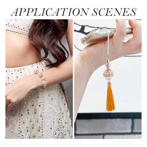 5 st Handgemaakte Indonesische kralen 19mm Antieke Rhinestone Klei kralen met metalen bevindingen Grote ronde kralen voor DIY armband ketting sieraden maken, Gat: 1mm 5