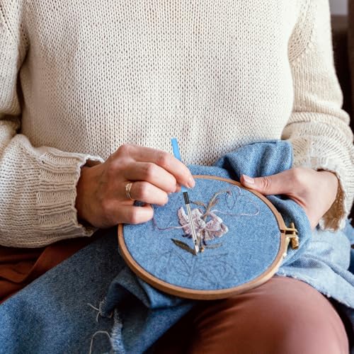 13 Piece Punch Naald Set, 10 maten Punch Naald Set, Borduur Starter Kit, Naald Threading borduren Set, Punch Naalden Set voor DIY borduurdraad, kruissteek Beginners