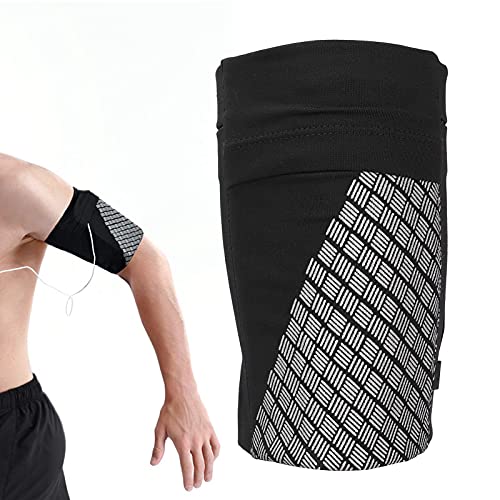 Sport armband voor hardlopen, armband tas, licht, manchet, comfortabel, met armband houder voor sport armband (S)