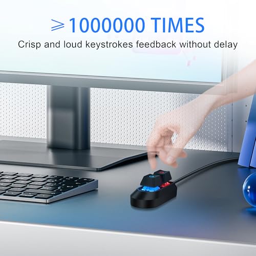 Desktop Computer, PC Switch Externe, PC Power Knop, Multifunctionele Desktop Aan/uit Switch voor Eenvoudige Start en Reset Control met LED Light, 2m