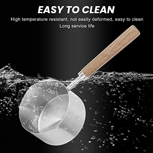 Roestvrij staal Kleine saucepan voor gesmolten boter, Mini Saucepan roestvrij staal Saucepan, Boterverwarmer, Melkverwarmer, 200ML Saucepan 3