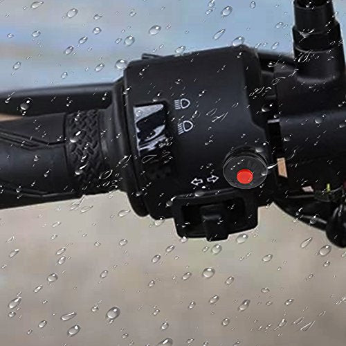 Switch 7/8" 12V Motorfiets handgreep Switch Motorfiets handgreep Start/stop Switch Multifunctionele hoorns Koplampen 22mm Killswitch voor ATV-vervanging Accessoires voor scoo auto 5