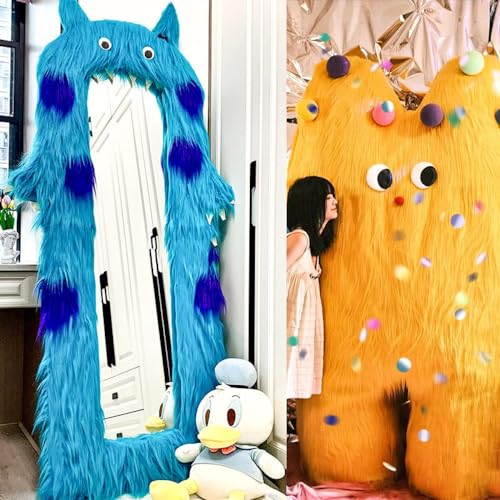 20cm x 180cm Fluffy Faux Fur Band Fur Stof, Faux Fur Stof Decoratie Lint Decoratieve Band Plush Trim Plush Band Bands voor het naaien van Kerstmis Decoratie, Wit