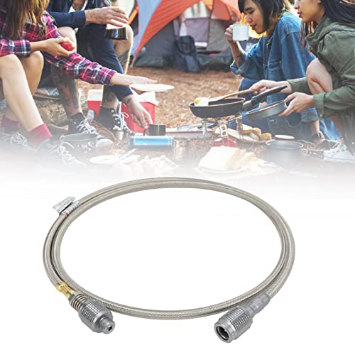 Gasslang Propane Adapter slang gas fornuis uitbreiding Buis Camping Stove uitbreiding Buis Roestvrij staal Gas uitbreiding Buis Propane slang Adapter