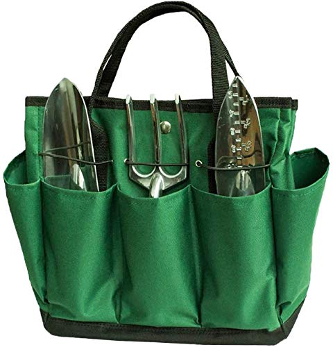 tuingereedschap set, tuintas met meerdere zakken voor tuingereedschap set, tuingereedschap zak (zwartgroen)