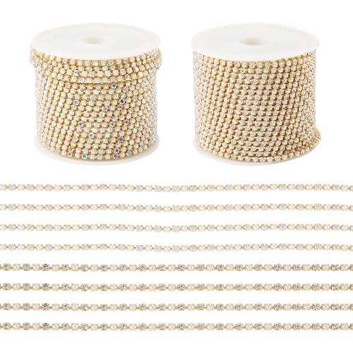 10M Rhinestone ketting voor het knutselen met imitatie parel voor sieraden maken vrouwen armband DIY Supplies