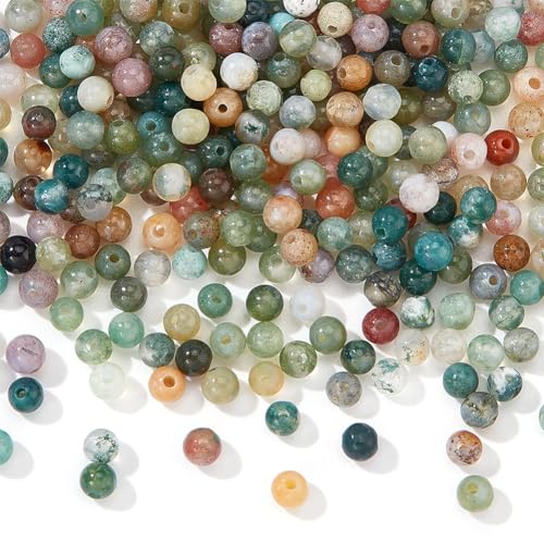 Over 480 st Indian Agaat kralen 2mm Natural Stone Kralen Natuurlijke Agaat kralen Multi Kleur Losse Spacer Kralen voor armband maken Gat: 0.8mm