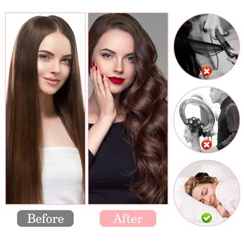 3 stuks warmtevrije Curlers, Overnachting warmtevrije Curls, Blow-Out Rods, Headband, DIY Waves, Curling Iron met haken, Curls voor het slapen, Styling Tool voor de meeste haartypes 4