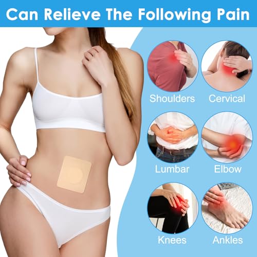 Castor olie Wrap voor de Navel, Silicone Gel Castor olie Patches voor de Navel, wegwerpbare lijm en sterk absorberend Castor olie Pakkingen, Bevat geen olie (10 stuks, L) 5