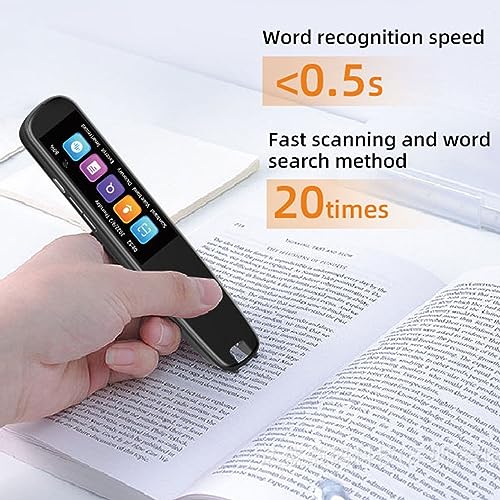Taalvertaler Apparaat Real Time, Reader Scanner Pen Woordenboek Toespraak Vertaler voor vergaderingen Reizen Studenten, Pocket Translator Vertaling Pen