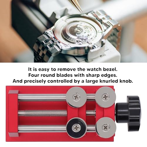 4 Ronde Blades Horloge Bezel Verwijderaar Opener Tool Snel voor verwijdering Premium materialen Sport Horloges Handig om te dragen met compacte maat 3